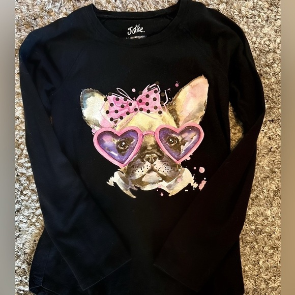 Justice French Bulldog Shirt - Picture 1 of 1